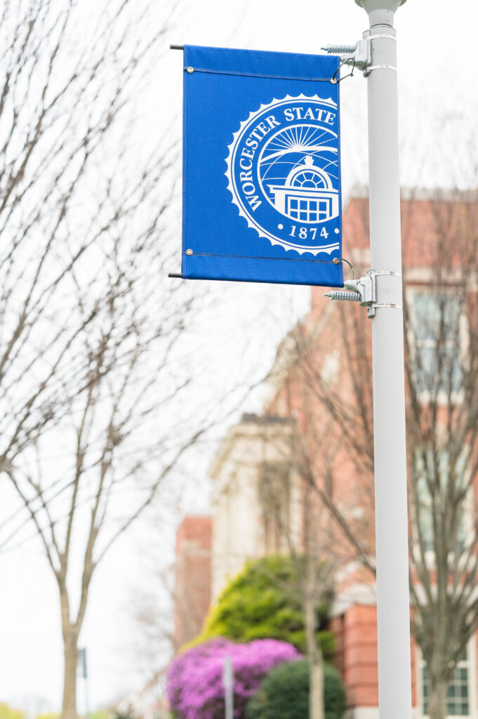 Worcester state univeristy banner