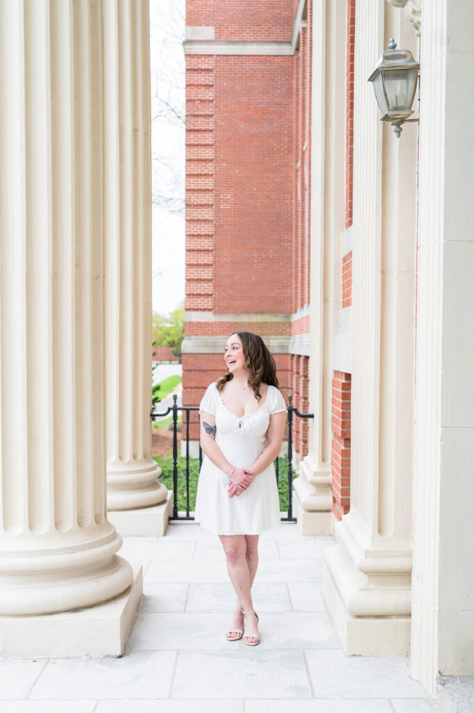 Worcester state university grad laughing