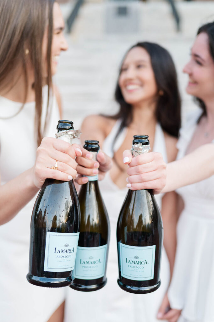 College of the Holy Cross grads' champagne